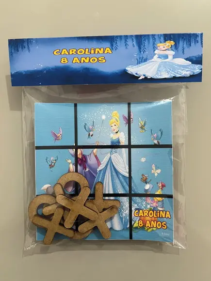 Jogo da Velha Personalizado Cinderela
