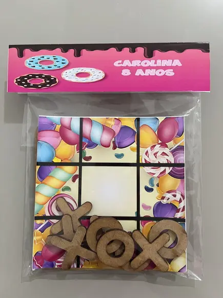 Jogo da Velha Personalizado Confeitaria