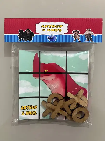 Jogo da Velha Personalizado Fera do Mar