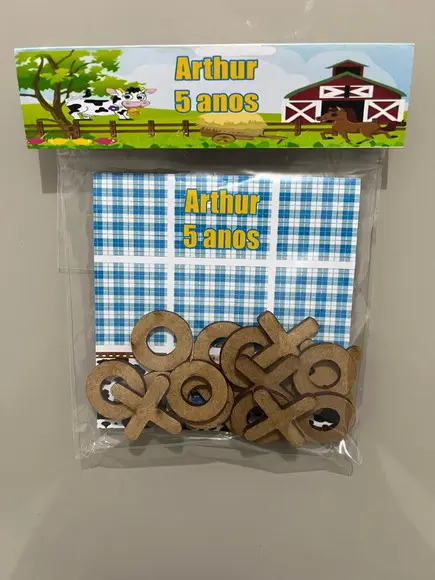 Jogo da Velha Personalizado Fazendinha