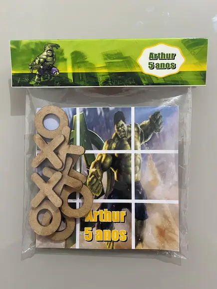Jogo da Velha Personalizado Hulk