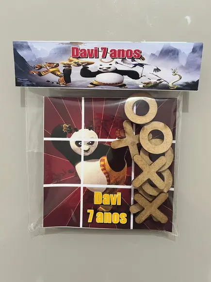 Jogo da Velha Personalizado Kung Fu Panda