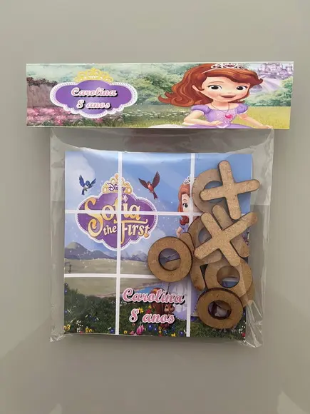 Jogo da Velha Personalizado Princesinha Sofia