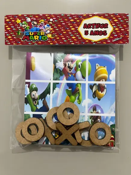 Jogo da Velha Personalizado Super Mário