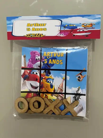 Jogo da Velha Personalizado Super Wings