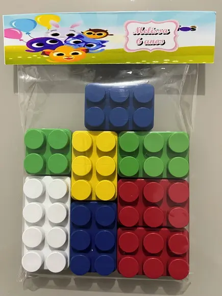 Kit Bloco de Montar Personalizado Bolofofos