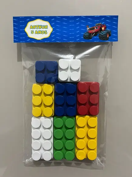 Kit Bloco de Montar Personalizado Blaze