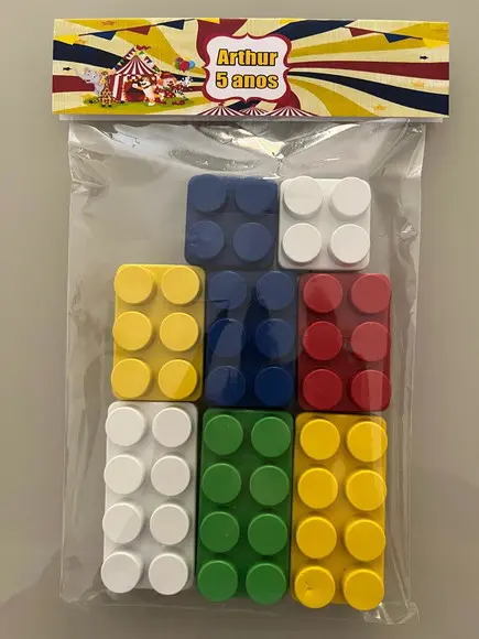 Kit Bloco de Montar Personalizado Circo