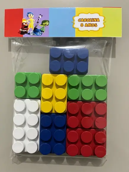 Kit Bloco de Montar Personalizado Divertidamente