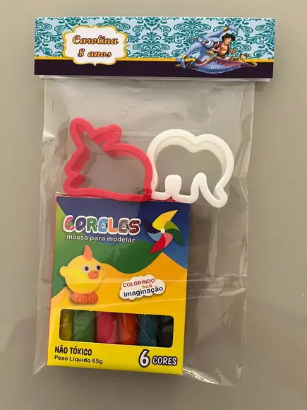 Kit Massinha Personalizada Aladdin