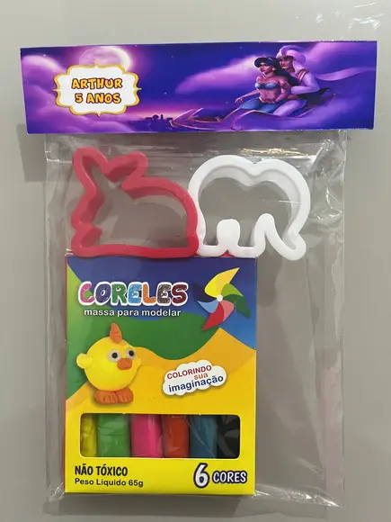 Kit Massinha Personalizada Aladdin