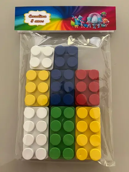Kit Bloco de Montar Personalizado Trolls