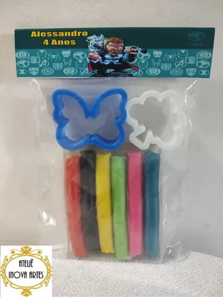 Kit Massinha Personalizada Aquaman