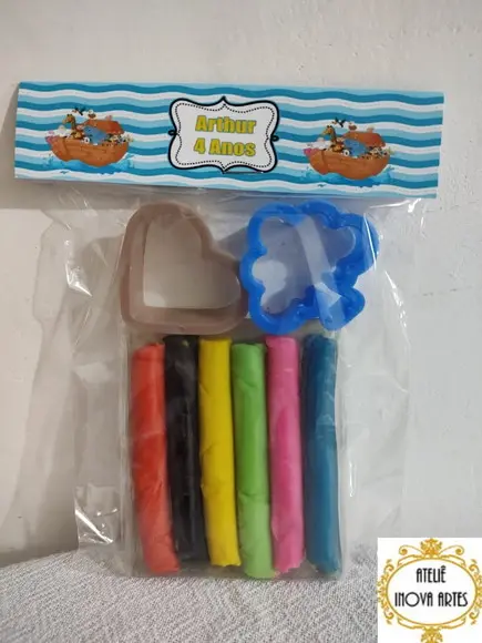 Kit Massinha Personalizada Arca de Noé