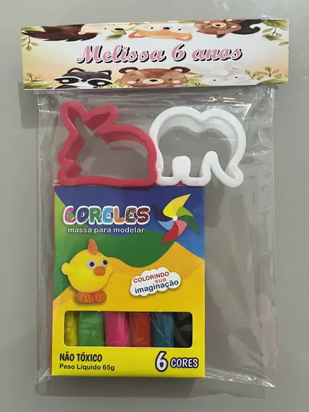 Kit Massinha Personalizada Bosque Encantado
