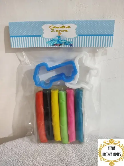 Kit Massinha Personalizada Cinderela