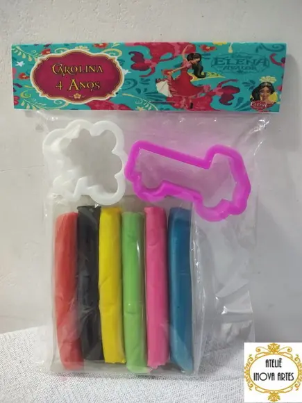Kit Massinha Personalizada Elena de Avalor