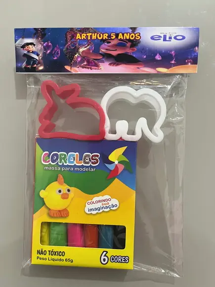 Kit Massinha Personalizada Elio