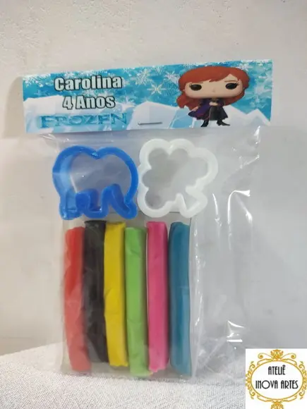 Kit Massinha Personalizada Frozen