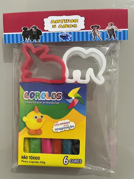 Kit Massinha Personalizada Fera do Mar