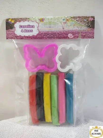 Kit Massinha Personalizada Jardim Encantado