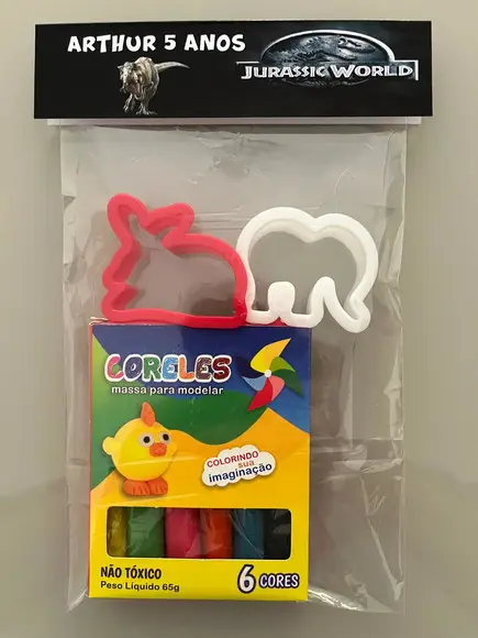 Kit Massinha Personalizada Jurassic World