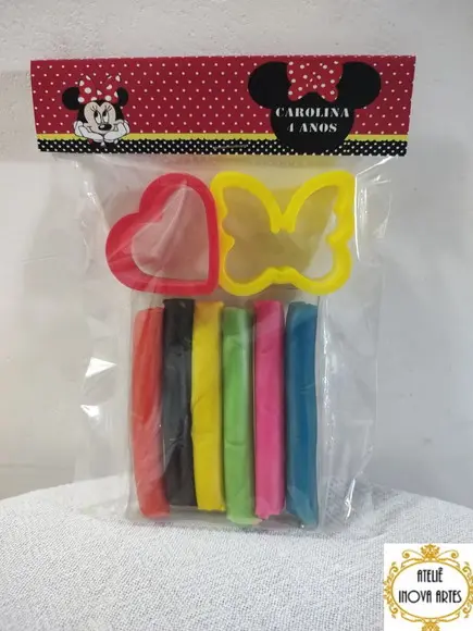 Kit Massinha Personalizada Minnie