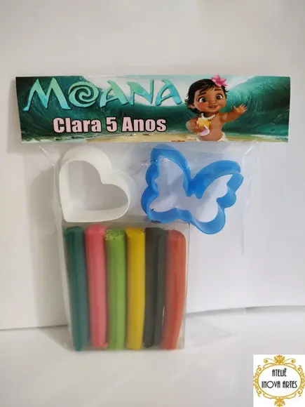 Kit Massinha Personalizada Moana
