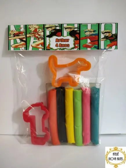 Kit Massinha Personalizada Naruto