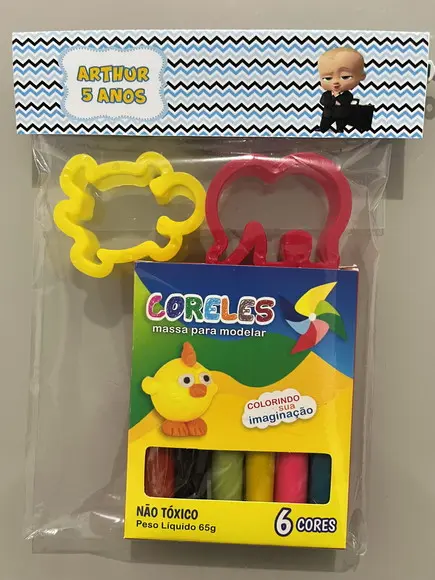 Kit Massinha Personalizada Poderoso Chefinho