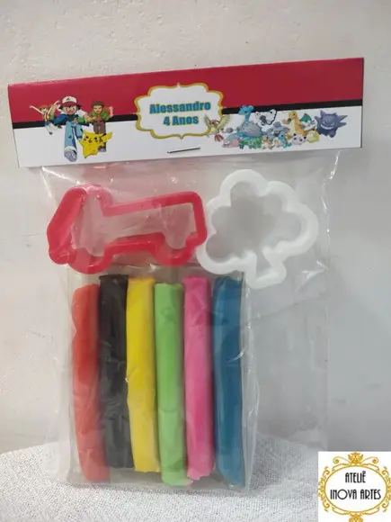 Kit Massinha Personalizada Pokémon