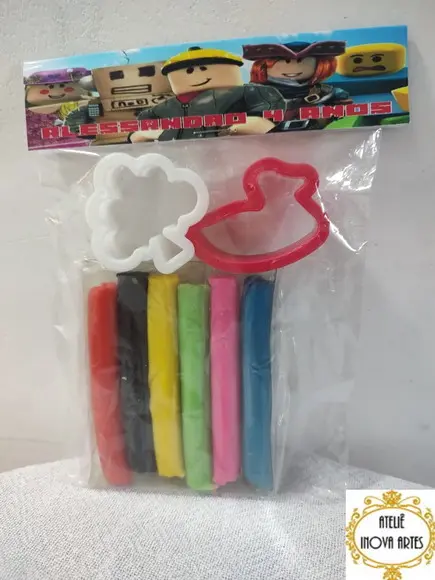 Kit Massinha Personalizada Roblox