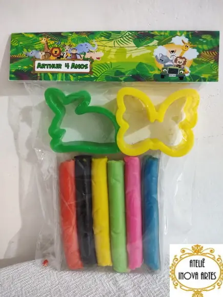 Kit Massinha Personalizada Safari