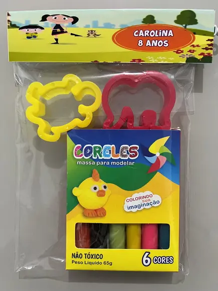 Kit Massinha Personalizada Show da Luna