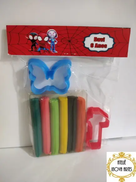 Kit Massinha Personalizada Spidey Seus Amigos Espetaculares