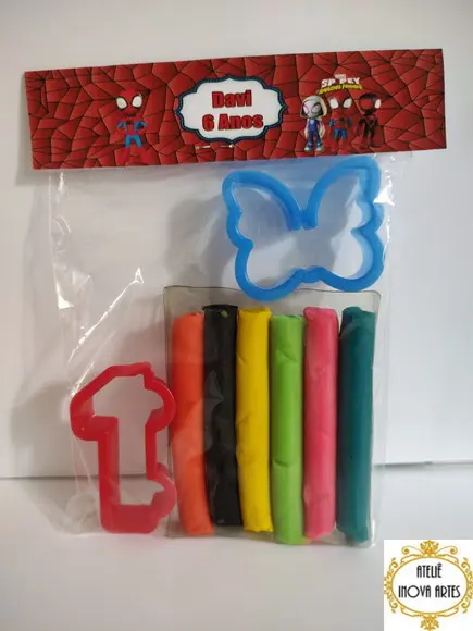Kit Massinha Personalizada Spidey Seus Amigos Espetaculares
