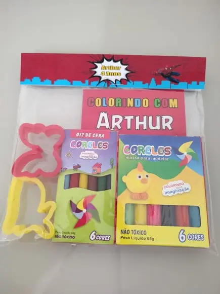 Kit para Colorir + Kit Massinha Homem Aranha
