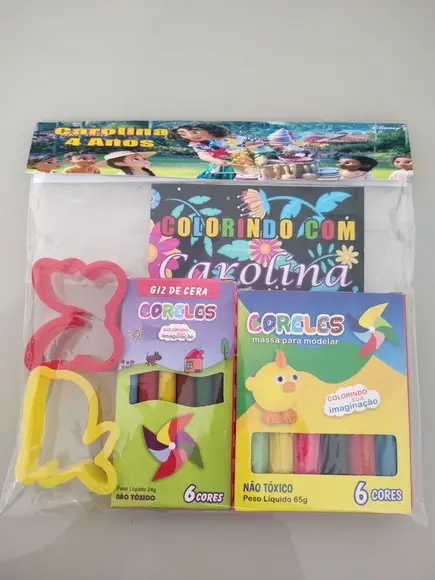 Kit para Colorir + Kit Massinha Encanto