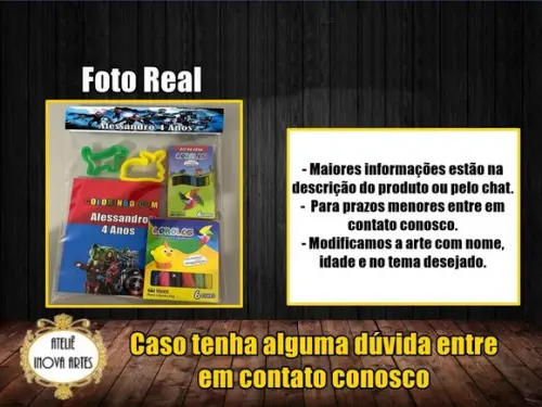 Kit para Colorir + Kit Massinha Pokémon