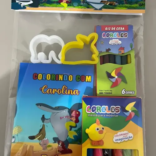 Kit para Colorir + Kit Massinha Zig e Sharko