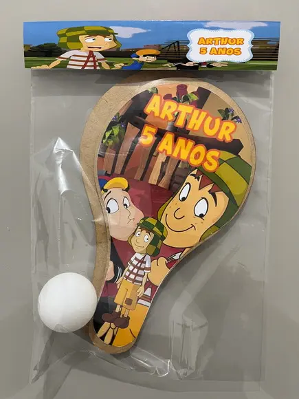 Kit Raquete para Ping Pong Personalizada Chaves