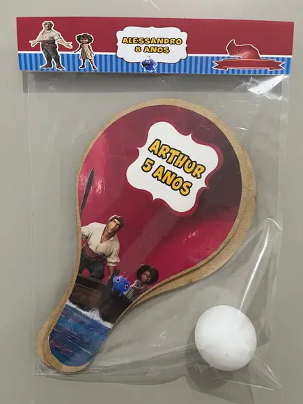 Kit Raquete para Ping Pong Personalizada Fera do Mar