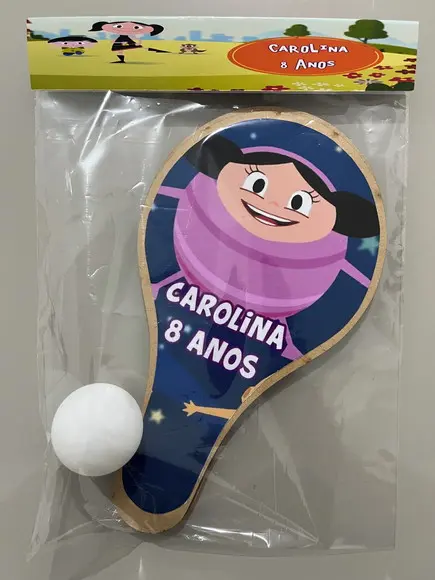 Kit Raquete para Ping Pong Personalizada Show da Luna