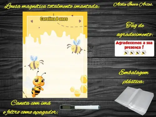 Lousa Magnética Abelinha com Embalagem