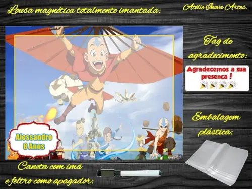 Lousa Magnética Avatar com Embalagem