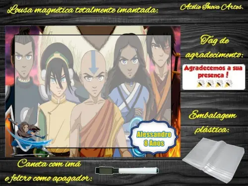 Lousa Magnética Avatar com Embalagem