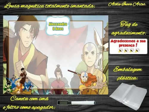 Lousa Magnética Avatar com Embalagem