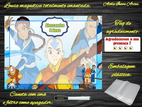 Lousa Magnética Avatar com Embalagem
