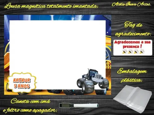 Lousa Magnética Blaze com Embalagem