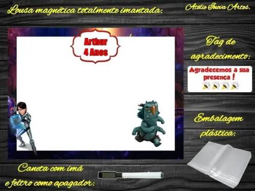 Lousa Magnética Caçadores de Trolls com Embalagem